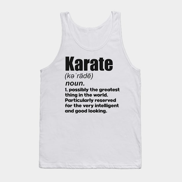 Karate girl coach gift. Perfect present for mother dad friend him or her Tank Top by SerenityByAlex